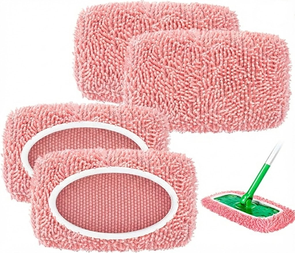 Linuow® 4 Pack Reusable Mop Pads