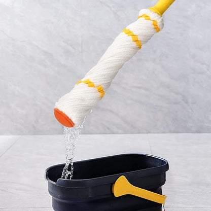 Linuow® Self-Wringing Twist Mops with 1 Extra Refill