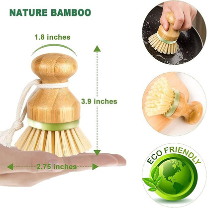 Linuow® Bamboo Dish Brush