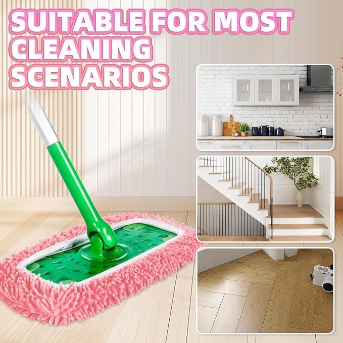 Linuow® 4 Pack Reusable Mop Pads