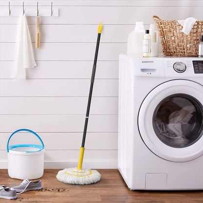 Linuow® Self-Wringing Twist Mops with 1 Extra Refill