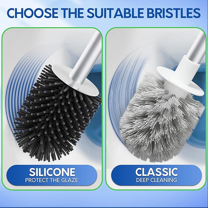 Linuow® Toilet Brush and Holder Set
