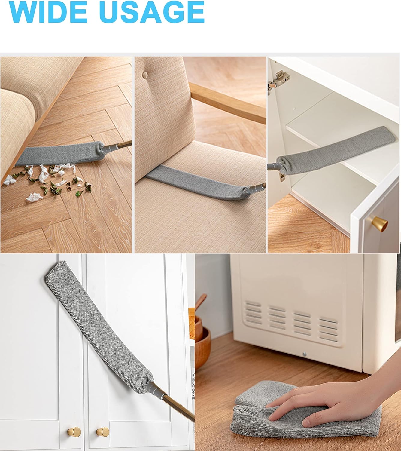 Linuow® Upgraded Under Appliance Cleaning Gadgets