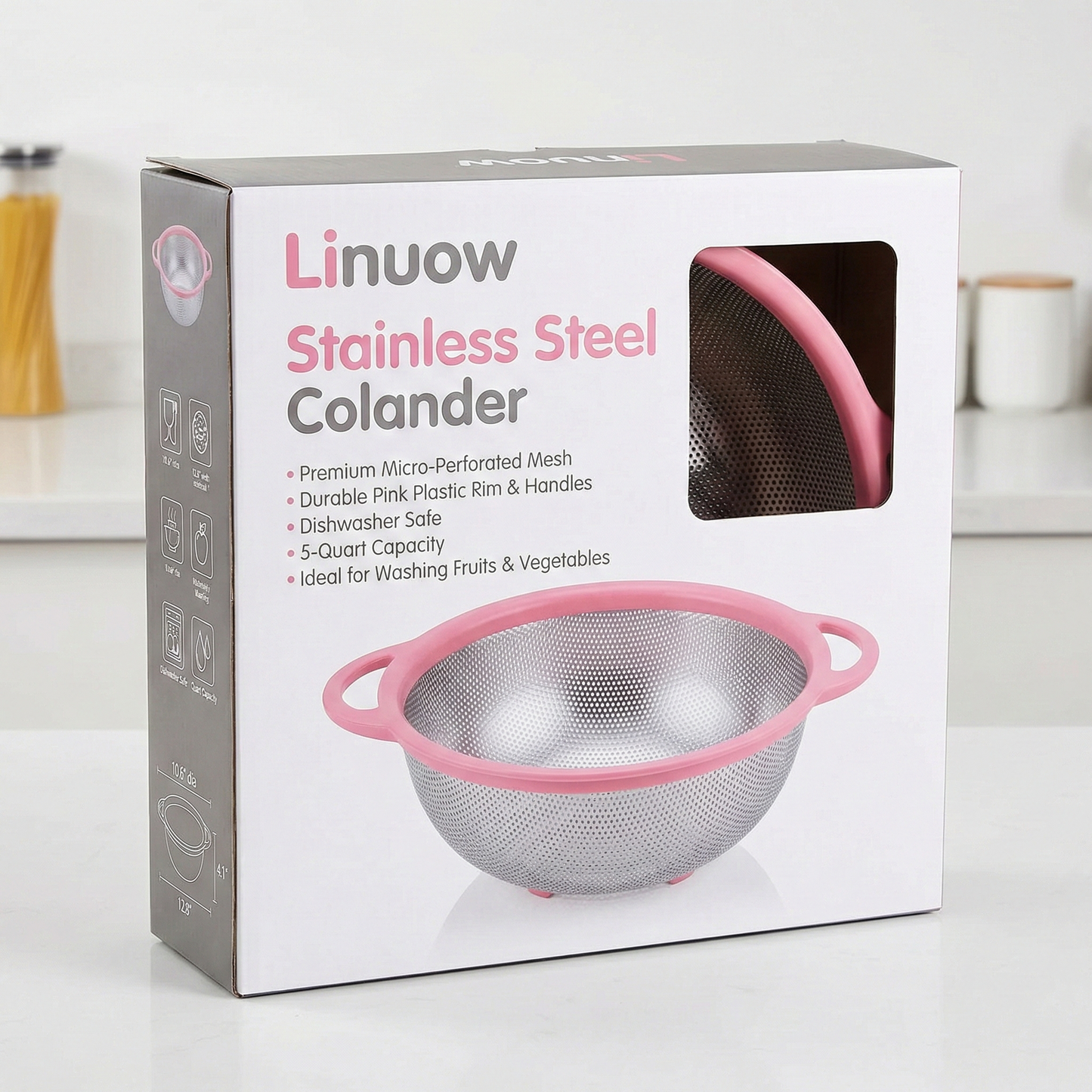 Linuow® Stainless Steel Colander