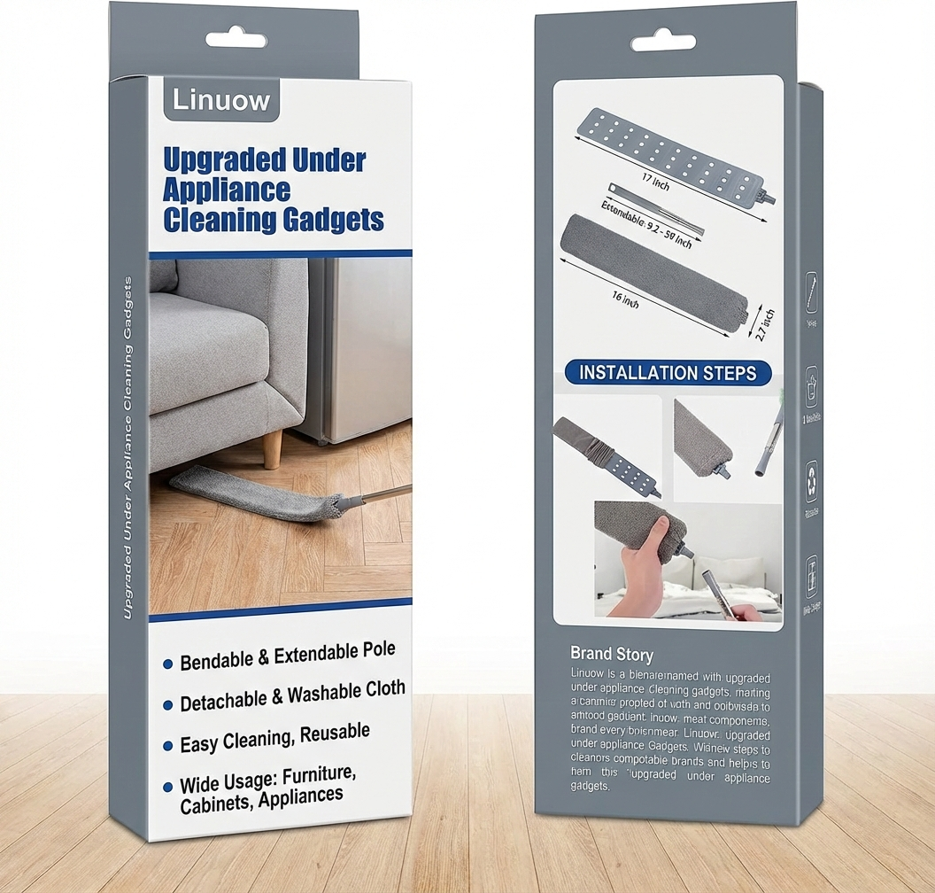 Linuow® Upgraded Under Appliance Cleaning Gadgets
